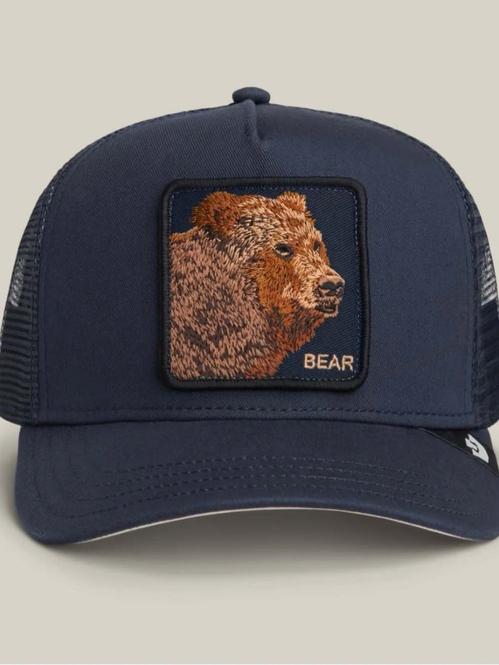 Goorin Bros "BEAR TRUCKER" Bear Trucker Hat. Mesh SnapBack NWT.